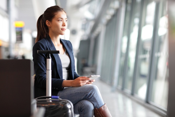 Build Brand Awareness Women On Tablet